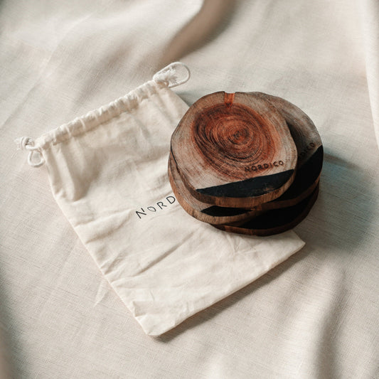 Acacia Wooden Coasters in Dubai: Protect Marble Tables + Styling Ideas