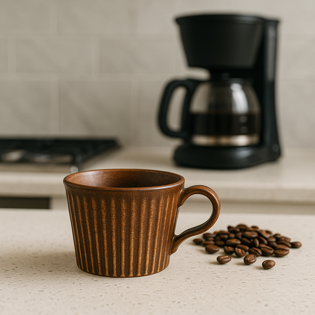 Nordico Ceramic Coffee Mug Brown Color - Nordico