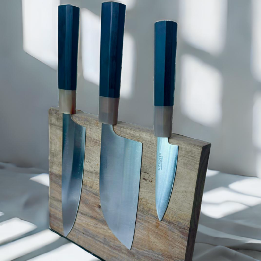 NORDICO Japanese VG10 Cleaver Knife 7" with Wooden sheath - Nordico