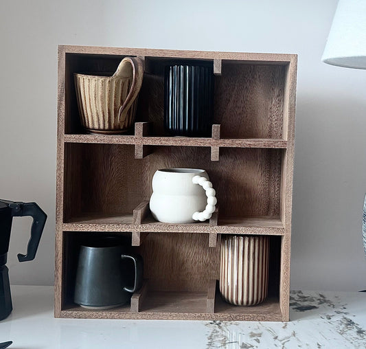 Mug Shelf + 4 Signature Ceramic Mugs - Nordico