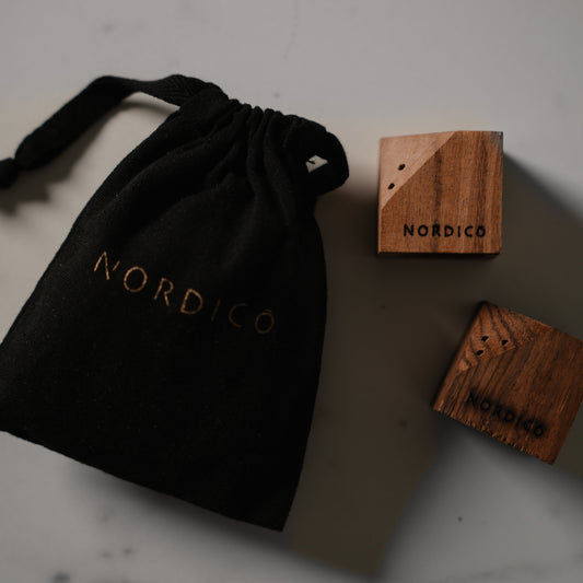 NORDICO Wooden Salt & Pepper Shakers Millers - Nordico