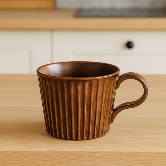 Nordico Ceramic Coffee Mug Brown Color - Nordico